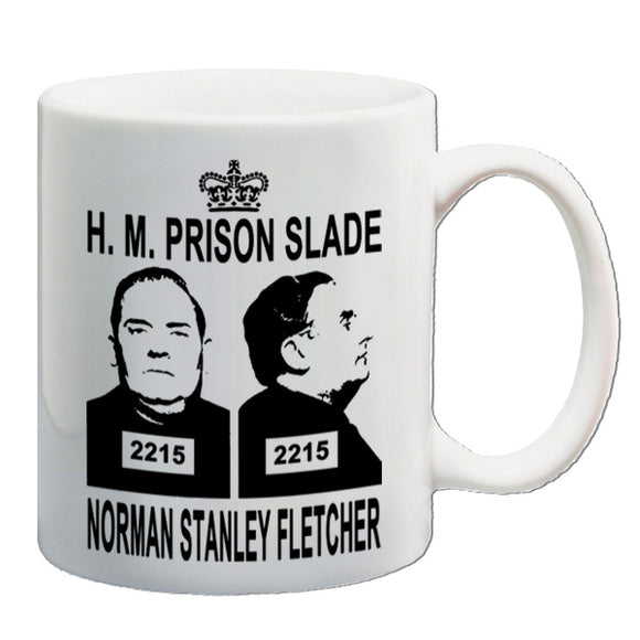 Porridge Inspired Mug - H. M. Prison Slade, Norman Stanley Fletcher