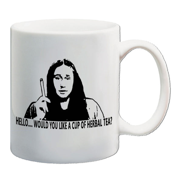 The Young Ones Inspired Mug - Hello.....Would You Like A Cup Of Herbal Tea?