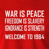 1984, George Orwell - War Is Peace - Men's T Shirt