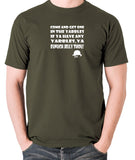 A Clockwork Orange - Come and Get One In The Yarbles - Men's T Shirt - olive