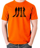 A Clockwork Orange - Droogs Silhouette - Men's T Shirt - orange