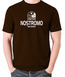 Alien - USCSS Nostromo - Men's T Shirt - chocolate