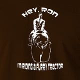 Anchorman - Brick, I'm Riding a Furry Tractor - Men's T Shirt