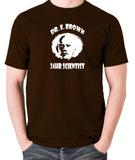 Back To The Future - Doc Brown 24hr Scientist - Men's T Shirt - chocolate