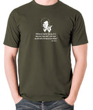 Bill Hicks - Children Are Smarter Than Any Of Us.... T Shirt olive