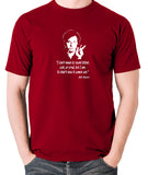 Bill Hicks I Don't Mean To Sound Bitter T Shirt brick red