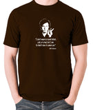 Bill Hicks I Don't Mean To Sound Bitter T Shirt chocolate