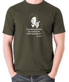 Bill Hicks I Don't Mean To Sound Bitter T Shirt olive
