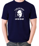 Black Books I Ate All Your Bees T Shirt navy
