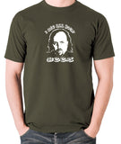 Black Books I Ate All Your Bees T Shirt olive