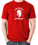Black Books I Ate All Your Bees T Shirt red