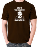 Blazing Saddles - Give The Governor Harrumph - Men's T Shirt - chocolate