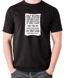 Blazing Saddles - Help Wanted Poster - Men's T Shirt - black