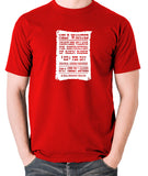 Blazing Saddles - Help Wanted Poster - Men's T Shirt - red