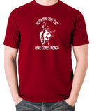 Blazing Saddles - Here Comes Mongo - Men's T Shirt - brick red