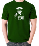 Bottom Edward Hitler Needs You T Shirt green