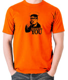 Bottom Edward Hitler Needs You T Shirt orange
