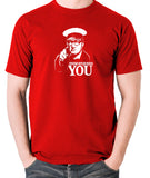 Bottom Edward Hitler Needs You T Shirt red