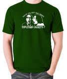 Bottom Have You Got Anymore Exploding Carrots? T Shirt green