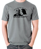 Bottom Have You Got Anymore Exploding Carrots? T Shirt grey