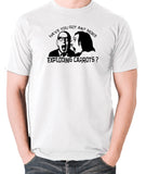 Bottom Have You Got Anymore Exploding Carrots? T Shirt white