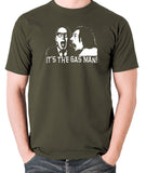 Bottom It's The Gas Man T Shirt olive