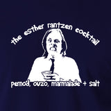 Bottom - Richie, The Esther Rantzen Cocktail, Pernod, Ouzo, Marmalade and Salt - Mens T Shirt