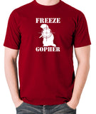 Caddyshack - Freeze Gopher - Men's T Shirt - brick red