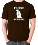Caddyshack - Freeze Gopher - Men's T Shirt - chocolate