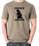 Caddyshack - Freeze Gopher - Men's T Shirt - khaki