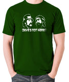 Cheech And Chong - Dave's Not Here! - Men's T Shirt - green