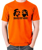 Cheech And Chong - Dave's Not Here! - Men's T Shirt - orange