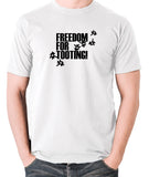 Citizen Smith, Robert Lindsay - Freedom For Tooting - Men's T Shirt - white