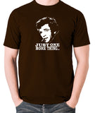 Columbo - Just One More Thing - Men's T Shirt - chocolate