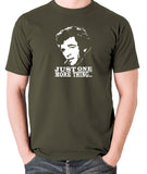 Columbo - Just One More Thing - Men's T Shirt - olive