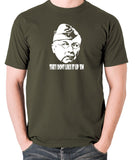 Dad's Army - Lance Corporal Jones, They Don't Like It Up 'Em - Men's T Shirt - olive