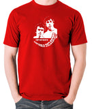 Derek And Clive - Peter Cook and Dudley Moore - Can We Have a Sensible Discussion? - Men's T Shirt - red