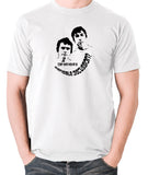 Derek And Clive - Peter Cook and Dudley Moore - Can We Have a Sensible Discussion? - Men's T Shirt - white