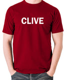 Derek And Clive - Peter Cook and Dudley Moore - Clive - Men's T Shirt - brick red