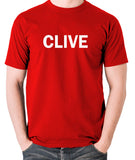 Derek And Clive - Peter Cook and Dudley Moore - Clive - Men's T Shirt - red