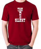 Django Unchained - The 'D' is Silent - Men's T Shirt - brick red