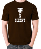 Django Unchained - The 'D' is Silent - Men's T Shirt - chocolate