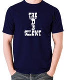Django Unchained - The 'D' is Silent - Men's T Shirt - navy
