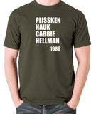 Escape From New York - Plissken, Hauk, Cabbie, Hellman 1988 - Men's T Shirt - olive