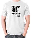Escape From New York - Plissken, Hauk, Cabbie, Hellman 1988 - Men's T Shirt - white