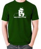 Fawlty Towers - Basil, Hello Fawlty Titties - Men's T Shirt - green