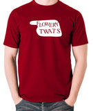 Fawlty Towers - Flowery Twats Sign - Men's T Shirt - brick red