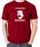 Fawlty Towers - Manuel, I Know Northing - Men's T Shirt - brick red