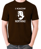 Fawlty Towers - Manuel, I Know Northing - Men's T Shirt - chocolate