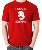 Fawlty Towers - Manuel, I Know Northing - Men's T Shirt - red